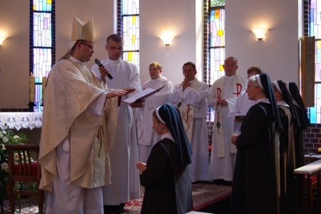 Śluby wieczyste S. Agnieszki Szczepańskiej