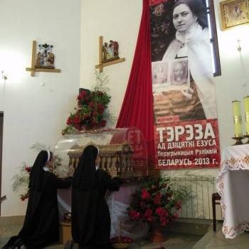 Relikwie św. Tereski od Dzieciatka Jezus